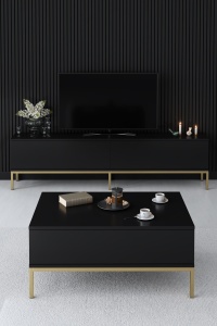 Set mobilier Lord - Black, Gold - Img 5