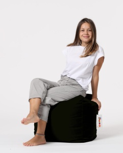 Bean Bag Square Pouf - Black - Img 5