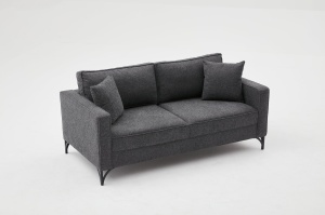 Canapea Berlin - Anthracite, Black - Img 7