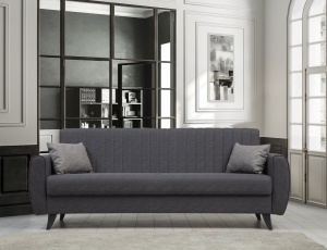 Canapea Extensibila Alkon - Dark Grey - Img 1