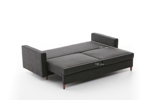 Canapea Extensibila Eva - Anthracite - Img 8