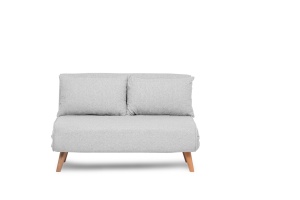 Canapea Extensibila Folde 2-Locuri - Teddy Fabric - Grey - Img 7