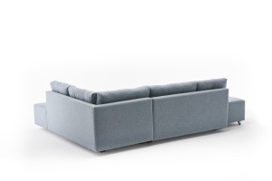Canapea Extensibila Manama Corner Sofa Bed Right - Light Blue - Img 5