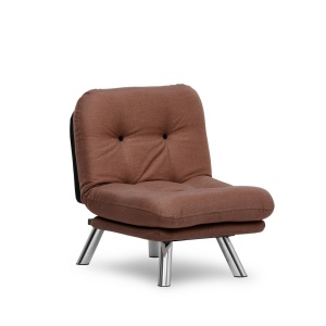 Canapea Extensibila Misa Small Solo - Light Brown - Img 5
