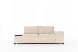 Canapea Extensibila Perenna Chenille - Cream - Img 7