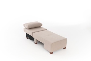 Canapea Extensibila Perenna Linen Left - Cream - Img 5