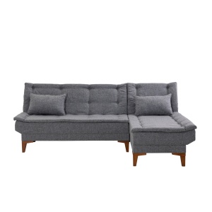 Canapea Extensibila Santo - Dark Grey - Img 5