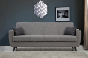 Canapea Extensibila Zaden - Light Grey - Img 1