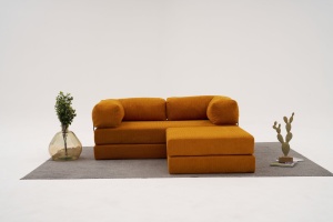 Canapea pe colț Comfort Mini - Orange - Img 1