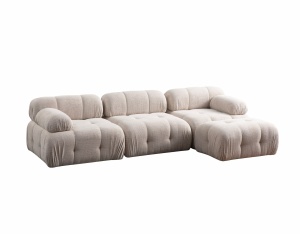 Canapea pe colț Petite 3 - Cream - Img 4
