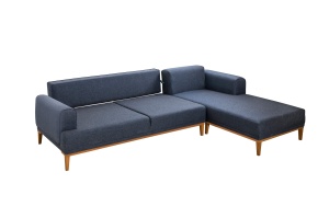 Canapea pe colț Vina Corner - Dark Blue, Atlantic Pine - Img 6