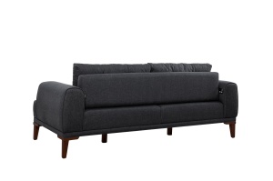 Canapea Vina 3 - Anthracite, Walnut - Img 7