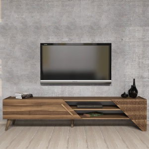 Comoda TV Beril 2 - Walnut - Img 3