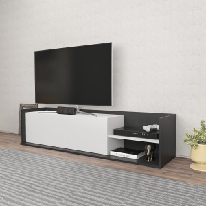 Comoda TV Krog - Anthracite, White - Img 3