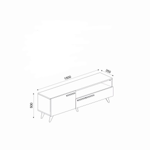 Comoda TV Zera - White - Img 6
