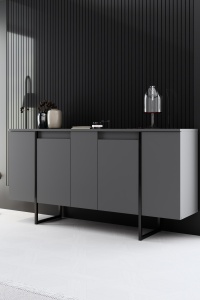 Consolă Luxe - Anthracite, Black - Img 1