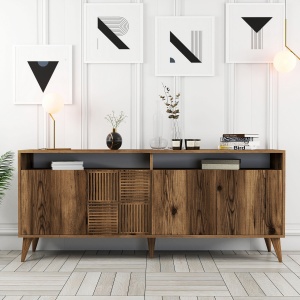 Consolă Milan - Walnut - Img 1