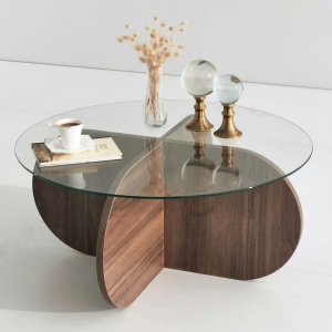Masuta de cafea Bubble - Walnut - Img 4