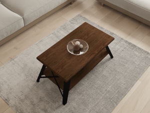 Masuta de cafea Konik - Walnut - Img 3