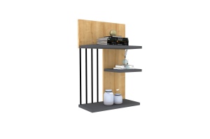 Raft perete Nezma - Sapphire, Anthracite - Img 2