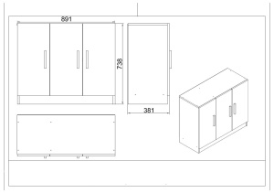 Set mobilier birou Vo19-Ba - Img 6