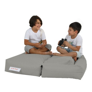 Bean Bag Kids Double Seat Pouf - Fume - Img 4