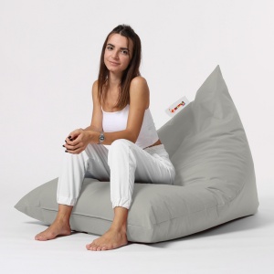 Bean Bag Pyramid Big Bed Pouf - Fume - Img 3