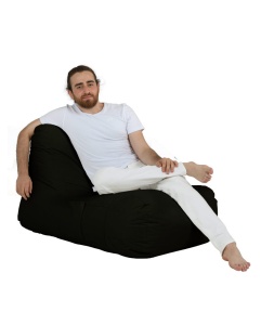 Bean Bag Trendy Comfort Bed Pouf - Black - Img 1