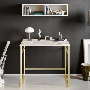 Birou Gama - White, Gold - Img 2