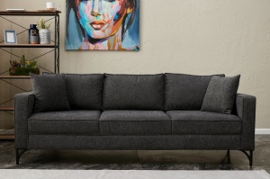 Canapea Berlin - Anthracite, Black - Img 1