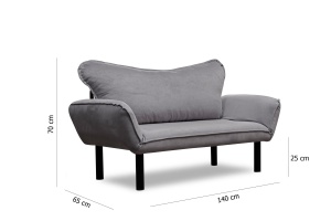 Canapea Chatto - Grey - Img 7