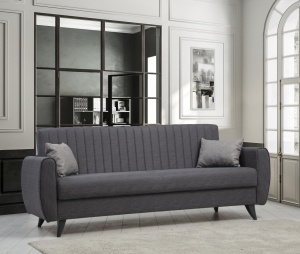 Canapea Extensibila Alkon - Dark Grey - Img 2