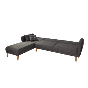 Canapea Extensibila Aria Corner - Anthracite - Img 7