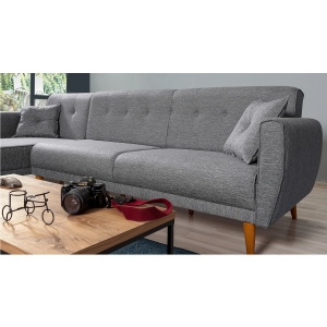 Canapea Extensibila Aria Corner - Dark Grey - Img 3
