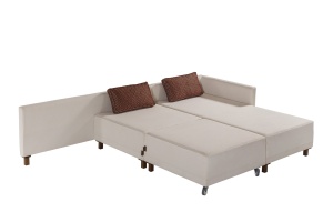 Canapea Extensibila Matris Right - Beige - Img 6