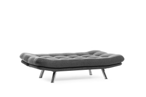 Canapea Extensibila Misa Small Sofabed - Dark Grey - Img 7