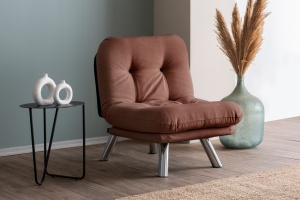 Canapea Extensibila Misa Small Solo - Light Brown - Img 1