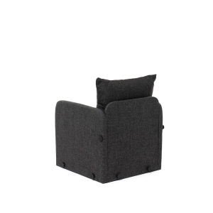 Canapea Extensibila Saga Single - Dark Grey - Img 8