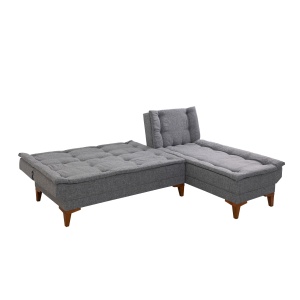 Canapea Extensibila Santo - Dark Grey - Img 8