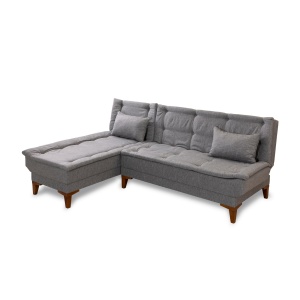 Canapea Extensibila Santo Left - Grey - Img 2