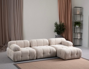 Canapea pe colț Petite 3 - Cream - Img 1