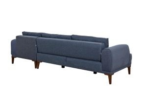 Canapea pe colț Vina Corner - Dark Blue Walnut - Img 8