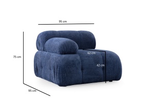 Canapea Petite 1R - Night Blue - Img 2