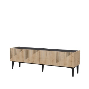 Comoda TV Draw - Sapphire Oak, Black Marble - Img 6