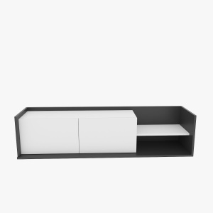 Comoda TV Krog - Anthracite, White - Img 4