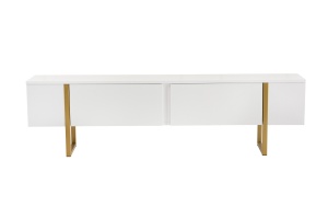 Comoda TV Serenity - White, Gold - Img 6