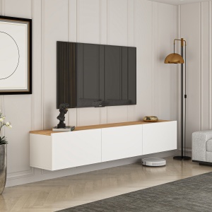 Comoda TV West - White, Atlantic Pine - Img 2