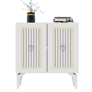 Consolă Capri - White, Gold - Img 6