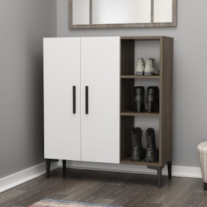 Dulapior Viva - Walnut, White - Img 2