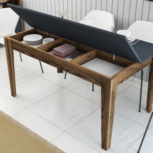Masa Milan 513 - Walnut, Anthracite - Img 4